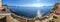 Pozzuoli - Panoramica del golfo dal borgo del Rione Terra