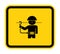PPE Icon.Use Safety Belts Symbol Sign Isolate On White Background,Vector Illustration EPS.10
