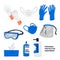 PPE - Personal Protective Equipment. Products and supplies used to protect safety and health of medical staff in