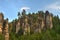 Prachov rock town - Prachovske Skaly in the region of bohemian paradise in the Czech Republic