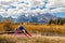 Practicing Yoga in the Tetons in Fall