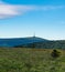 Praded hill from Jeleni hrber hill summit in Jeseniky mountains in Czech republic