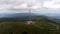 PradÄ›d lookout tower in the Beskydy Mountains.