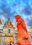 The Praetorian Fountain and the San Giuseppe dei Teatini Church in Palermo, Italy