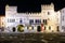 Praetorian Pretorska palace, night view.