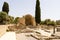 The Praetorium, ancient Roman era ruins at Gortyna of Crete island in Greece.