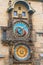 Prague Astronomical Clock close up view at Old Town