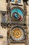 The Prague Astronomical Clock or Orloj in the old town of Prague