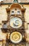 The Prague astronomical clock (Prague orloj) at the Old Town Square in Prague, Czech Republic