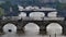 Prague bridges across the Vltava river