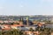 Prague Castle aerial full view, Czech Republic