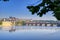 Prague Castle and Charles Bridge in Prague, Czech Republic