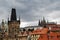 Prague Castle and Old City Rooftops, Czech Republic