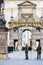 Prague Castle Security guards at the gate of Royal Palace