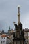 Prague castle tower view from Marianske namesti