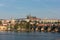 Prague Castle - view over river Vltava