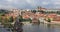 Prague Castle and Vltava river