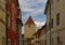 Prague castle walls and tower, Prague, Czech Republic