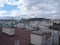 Prague city center roof panorama