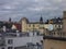 Prague city center roof panorama