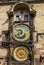 Prague clock tower. Astronomical Clock in Old Town, Czech Republic.