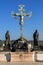 Prague, The Crucifix on Charles Bridge