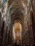 Prague, Czech Republic 1/2/2020: Interior of the St. Vitus Cathedral, the altar detail