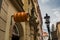 Prague, Czech Republic: famous trdelnik sweet roll cooking at shop