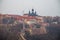 Prague, Czech republic - February 24, 2021. Church of the Assumption of the Virgin Mary and St. Charles the Great in Karlov