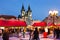 PRAGUE,CZECH REPUBLIC-JAN 05, 2013: Prague Christmas market