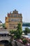 Prague, Czech Republic - June 18, 2012: Building Museum Bedrich Smetana on the Vltava River in Prague, one of the attractions of t