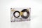 PRAGUE, CZECH REPUBLIC - NOVEMBER 29, 2018: Audio compact cassette PHILIPS CD extra chrome 90. Audio cassette on a white