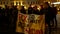 PRAGUE, CZECH REPUBLIC, OCTOBER 17, 2019: Kurdish people demonstration against Turkey and President Recep Tayyip Erdogan