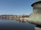 Prague, Czech Republic Panorama. Vltava River