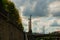 PRAGUE, CZECH REPUBLIC: Sculpture on the Chekhov bridge over Vltava river