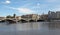 PRAGUE, CZECH REPUBLIC-SEPTEMBER 05, 2015: Photo of JirÃ¡sek bridge and embankment Masaryk.