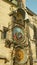 PRAGUE, CZECH REPUBLIC, SEPTEMBER 9, 2019: Prague Astronomical Clock or Orloj medieval gothic, statues various Catholic