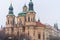 Prague, Czech Republic. St. Nicholas Cathedral at Old Town square