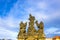 Prague, Czech Republic: Statues of Madonna, Saint Dominic and Thomas Aquinas