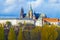 Prague, hill Hradschin with Veits Cathedral, Czech Republic