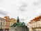 Prague monument at square of city