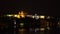 Prague night view of the city