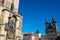 The Prague Old Town Hall tower and the TÃ½n Church, Prague