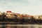 Prague - Podoli Quarter as seen from the Vltava River.