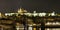 Prague (Praha) panorama at night