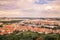 Prague seen from above from Petrin tower, Czech Republic