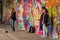 Prague Street Busker Performing Beatles Songs at John Lennon Wall