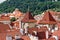 Prague traditional red roofs