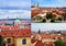 Prague view collage