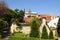 Prague - vrtba garden and hradcany castle